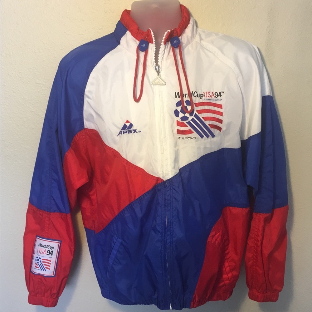 VTG World Cup USA 94 Soccer Windbreaker Mens Med.